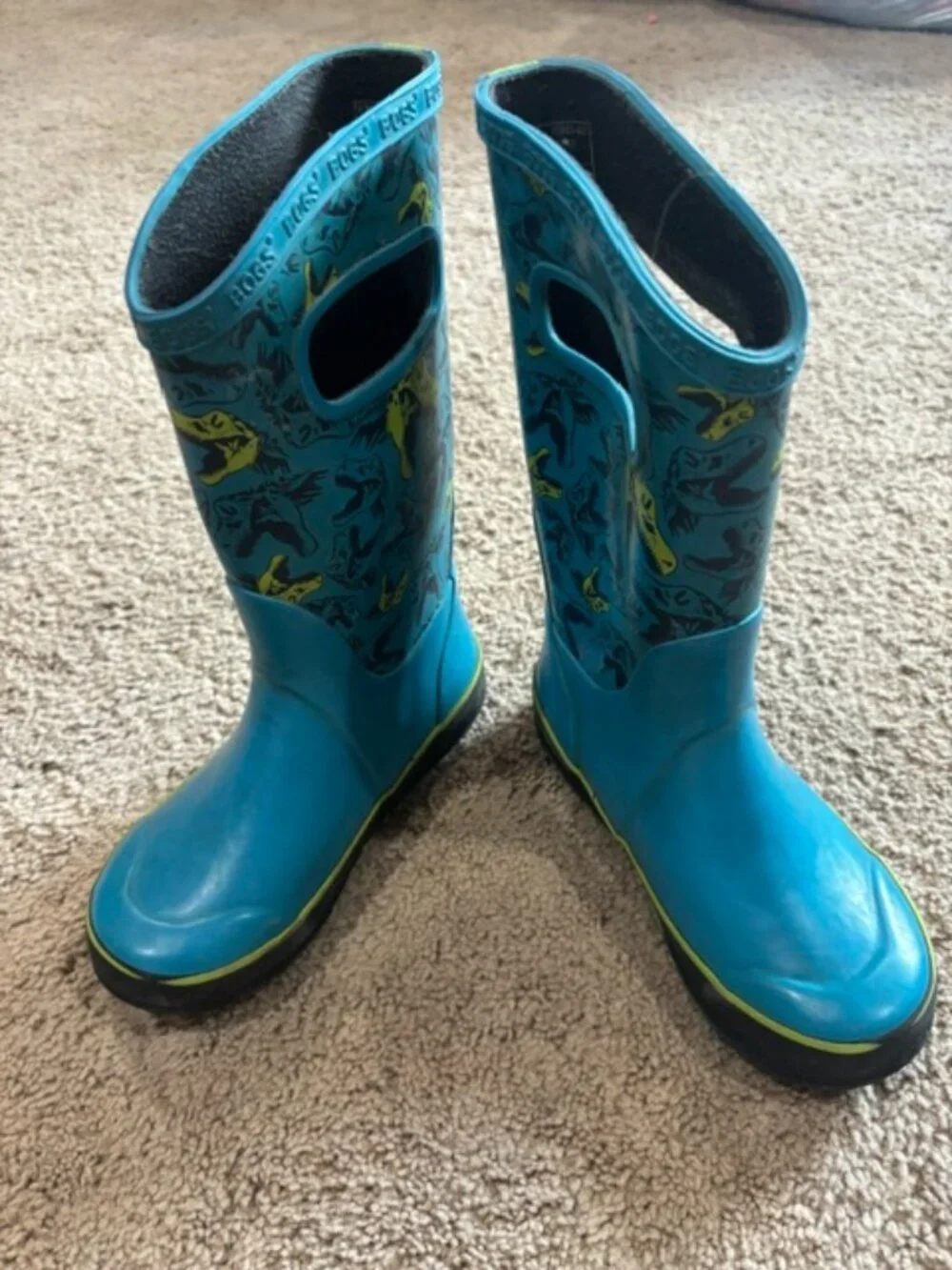 Bogs Dinosaur Kids Rain Boots